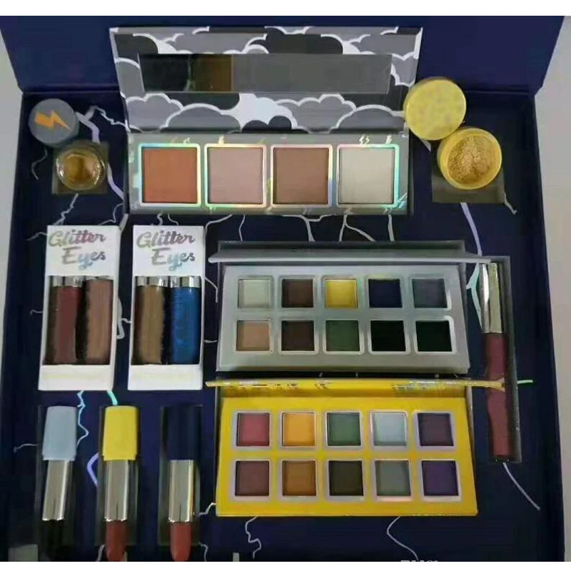Newest makeup set The Weather Collection Bundle Makeup big box flash gloss Eyeshadow Lipstick Set | Красота и здоровье