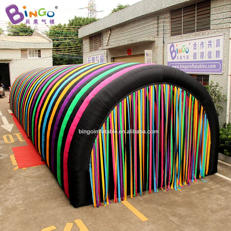 Kaufen Personalisierte 20x 5x 3,5 Meter Aufblasbare Bunte Tunnel Zelt Für Outdoor/Riesen Blow-up Event Kanal-BG-T0242