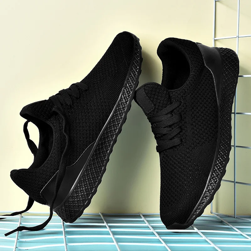 

Men's Mesh Breathable Sneakers Outdoor Comfortable Sport Lightweight Walking Jogging Shoes large Size 39-48