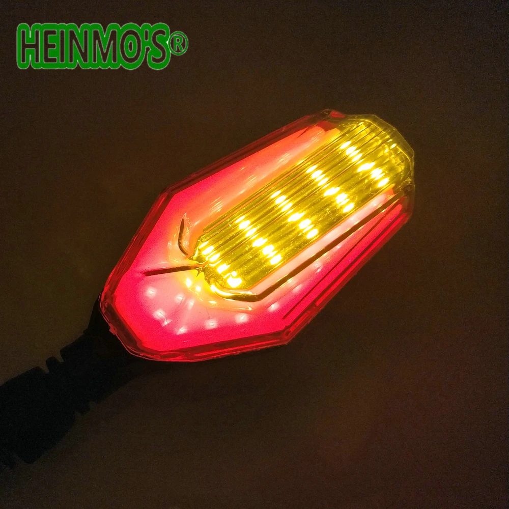 12 В светодиодный фонарь для мотоцикла заднего хвоста поворотного сигнала