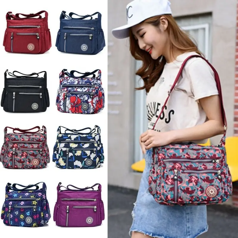 Женская дизайнерская сумка 2019 модная Новая высококачественная нейлоновая через