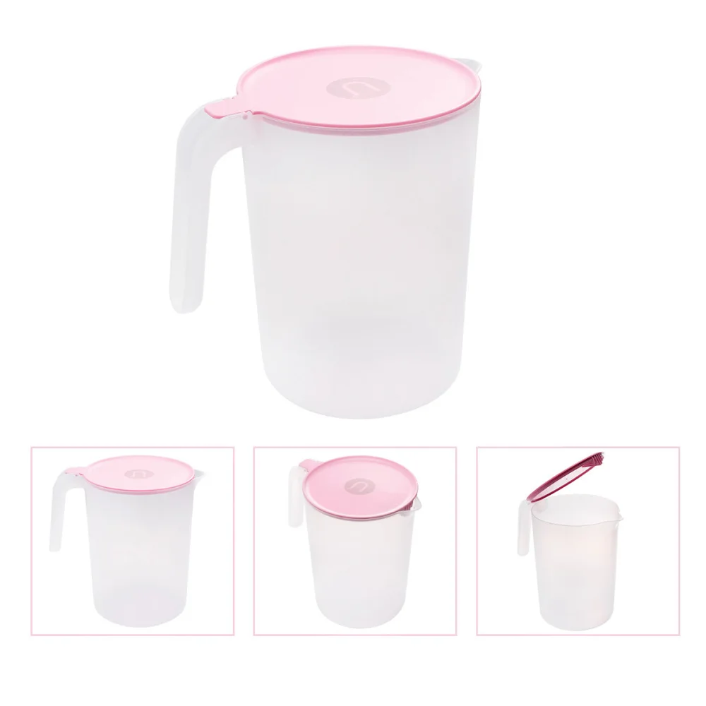 

1Pc 2000ML Beverage Kettle Heat Resistant Cold Water Jug Pitcher with Handle(Black)