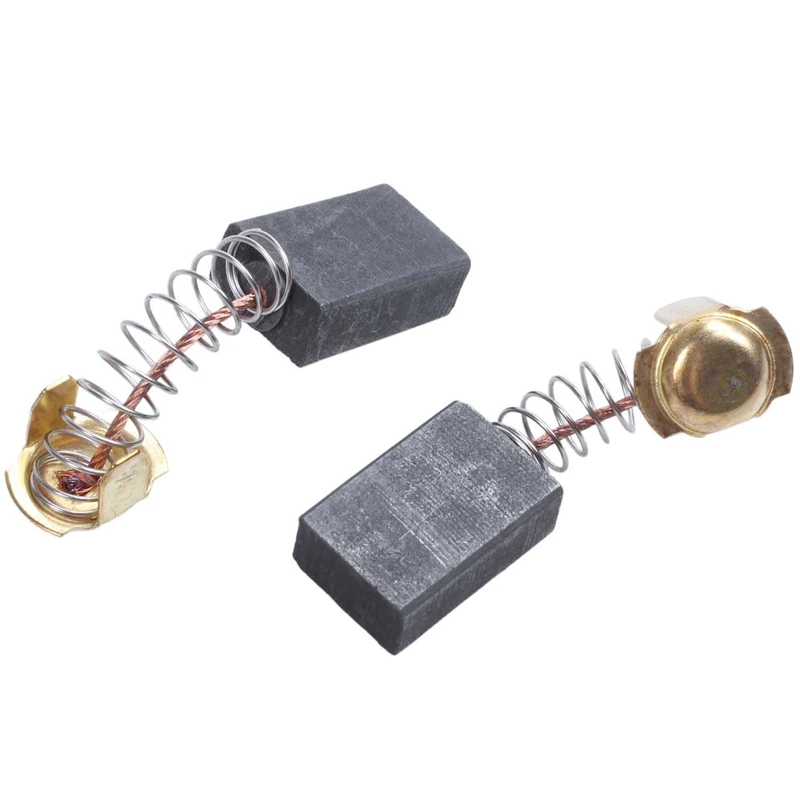 10 шт. 17 × 13 7 мм Электроинструмент мотор углеродная щетка 999038 для Hitachi черный +