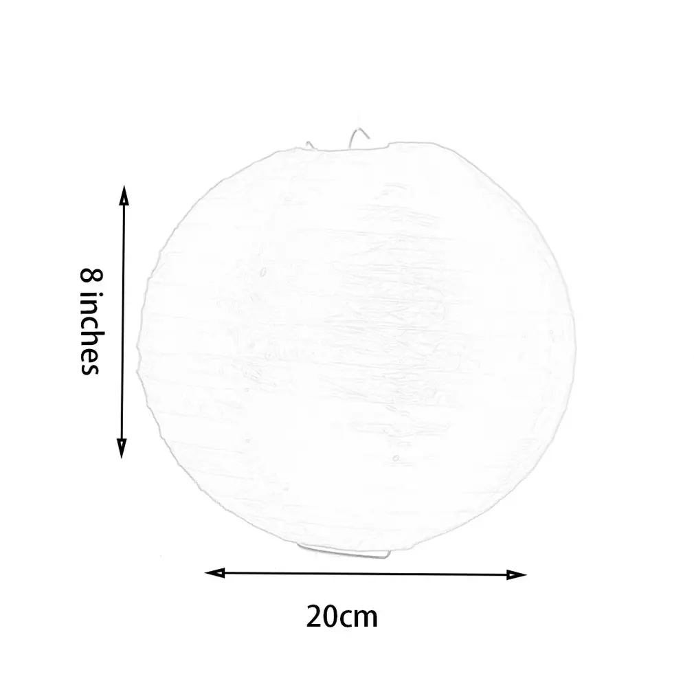 

Colorful Paper Lanterns 8"/12" Hanging Ball Lanterns Decorations Lamps Street Light Night Light Supplier