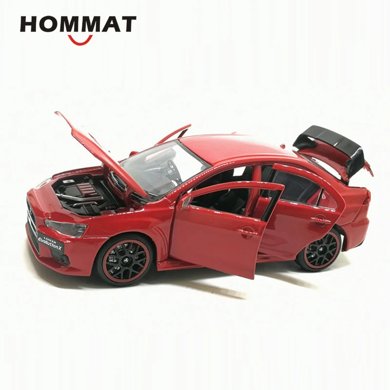 HOMMAT 1:32 весы Mitsubishi Lancer Evolution X сплав игрушечные машинки EVO X машинки модели автомобилей Моделирование игрушки для детей