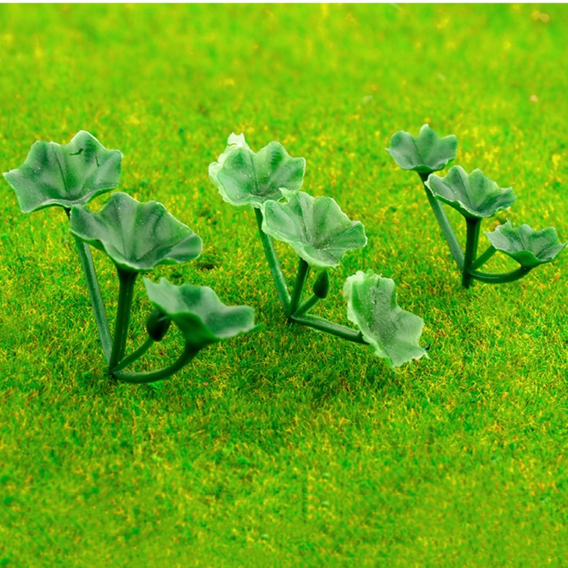 20 шт. моделирующие растения цветы и DIY модель игрушечного ландшафта строительный