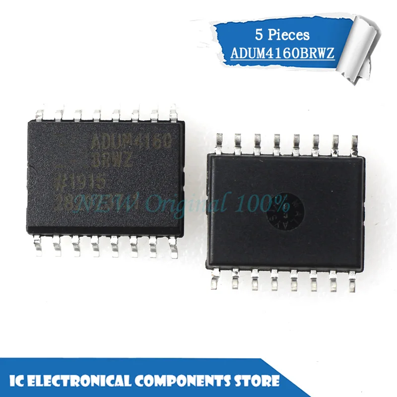 

New original ADUM4160BRWZ ADUM4160BRW ADUM4160 BRWZ SOP-16 5pcs/lot