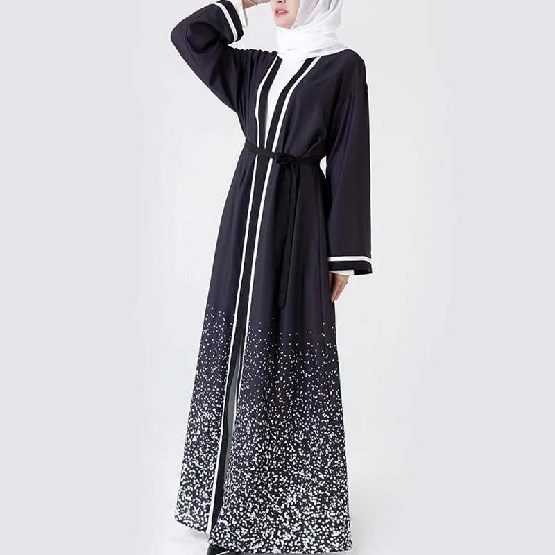 MISSJOY 2019 модная одежда в исламском стиле элегантный кардиган мусульманское