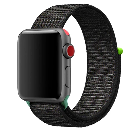 Последняя нейлоновый ремешок für apple watch группа 4 44 мм/40 мм, correa apple watch 3 42 мм/38 мм iwatch серии 4/3/2 bunte stecker чехол для телефона на руку