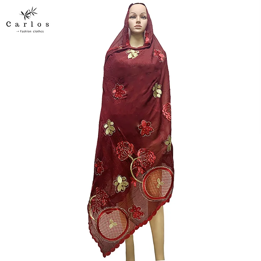 Лидер продаж мусульманское мусульманский шарф больших размеров 100% хлопок