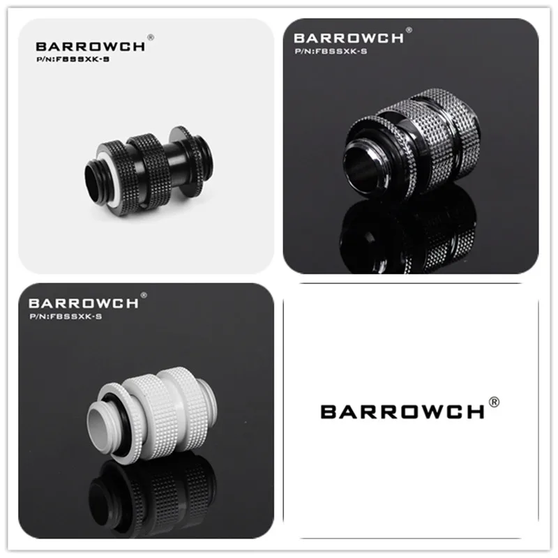 Установка расширения Barrowch Dual G1/4 ''Регулируемая Aqua Link труба для GPU блока (16 22 мм 31