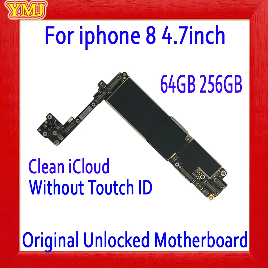Нет iCloud для iphone 8 материнская плата 64 Гб 256 ГБ 100% Оригинал разблокирован