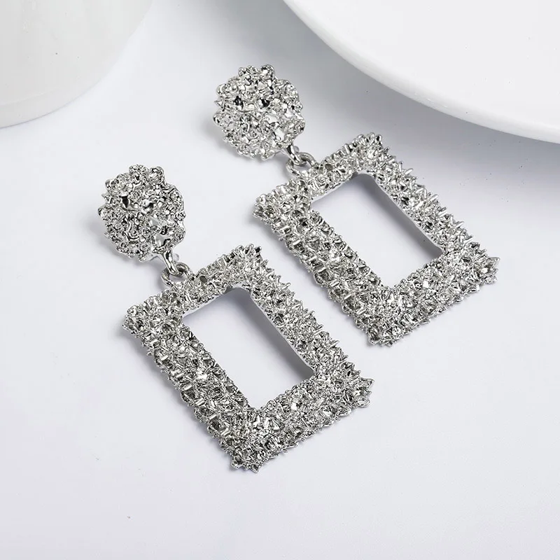 Женские Висячие серьги CARTER LISA золотистые металлические геометрические висячие