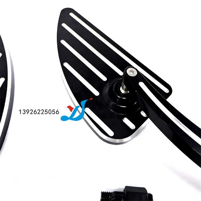 Зеркало заднего вида riangle черное металлическое мотоциклетное зеркало для harley