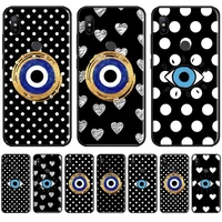 lucky demon eye heart phone cases for xiaomi redmi 7 9t 9se k20 mi8 max3 lite 9 note 8 9s 10 pro soft silicone shell cover