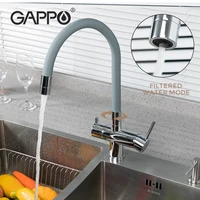 gappo kitchen sink faucet filter drinking water mixer crane purification kitchen hot and cold mixer faucet tap 360 degree
