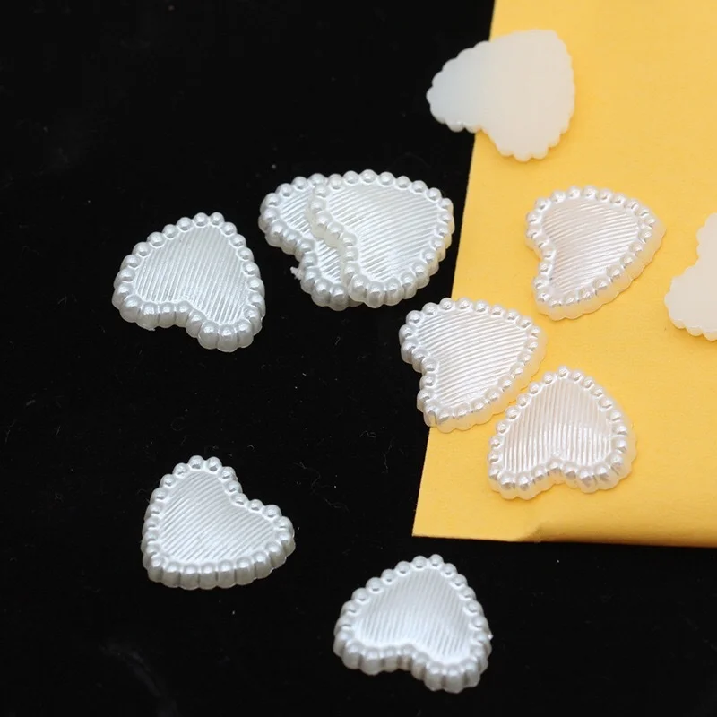 Полужемчужины из АБС-пластика Скрапбукинг с плоской задней стороной бусины в
