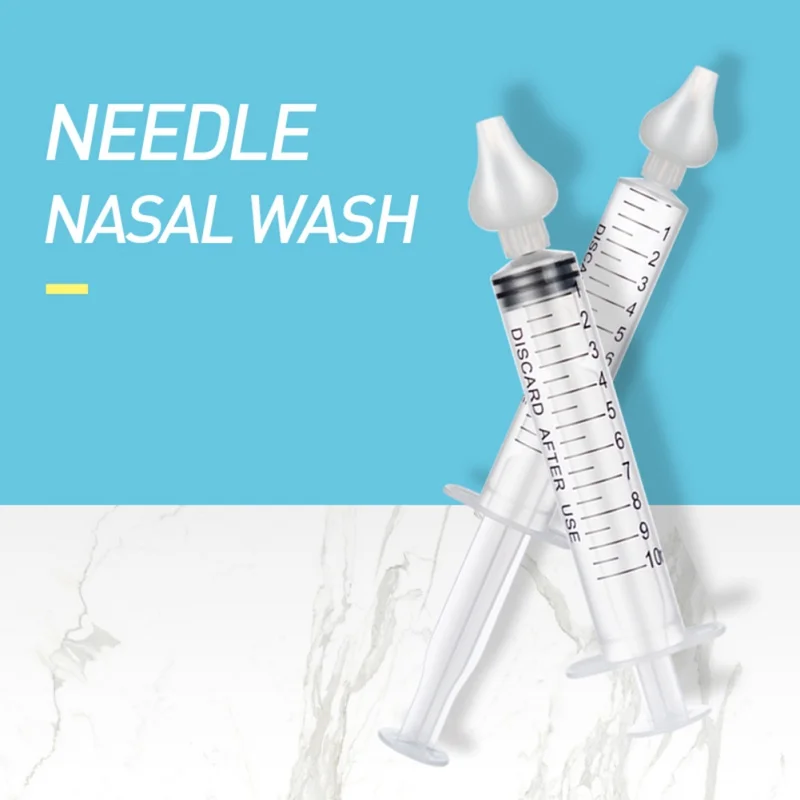 

10ML Baby Rhinitis Nasal Washer Needle Tube Baby Care Nasal Aspirator Cleaner 999