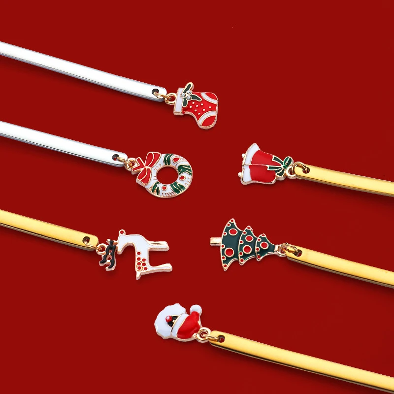 

New Year 2022 Christmas 2021 Metal Spoons Xmas Party Tableware Ornaments Christmas Decorations for Home Table Navidad Noel Gift