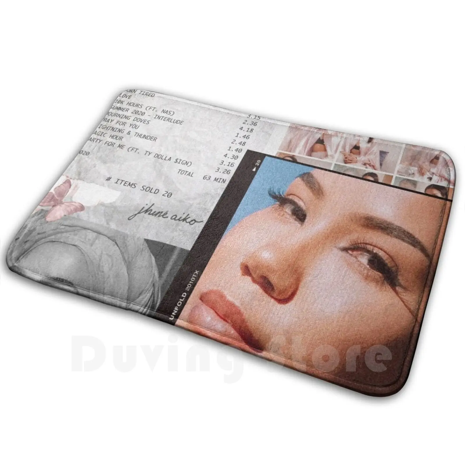 Jhené коллаж коврик подушка Мягкий Нескользящий Chilombo Jhene Aiko коллаж Jhene Aiko слова эстетика