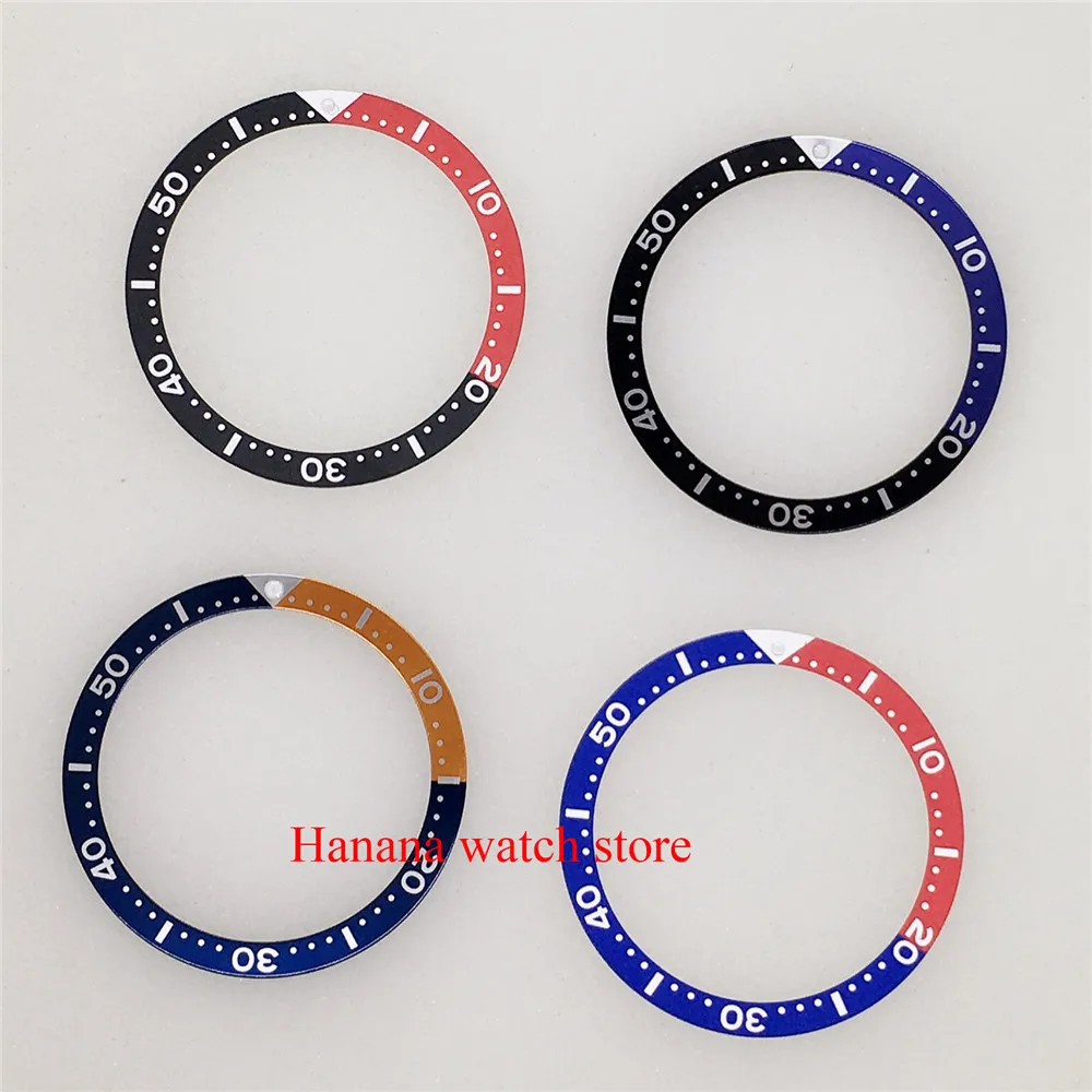 

38 мм плоская алюминиевая рамка для часов вставка для 007 009 японские часы черепаха Сменные аксессуары Запчасти для часов