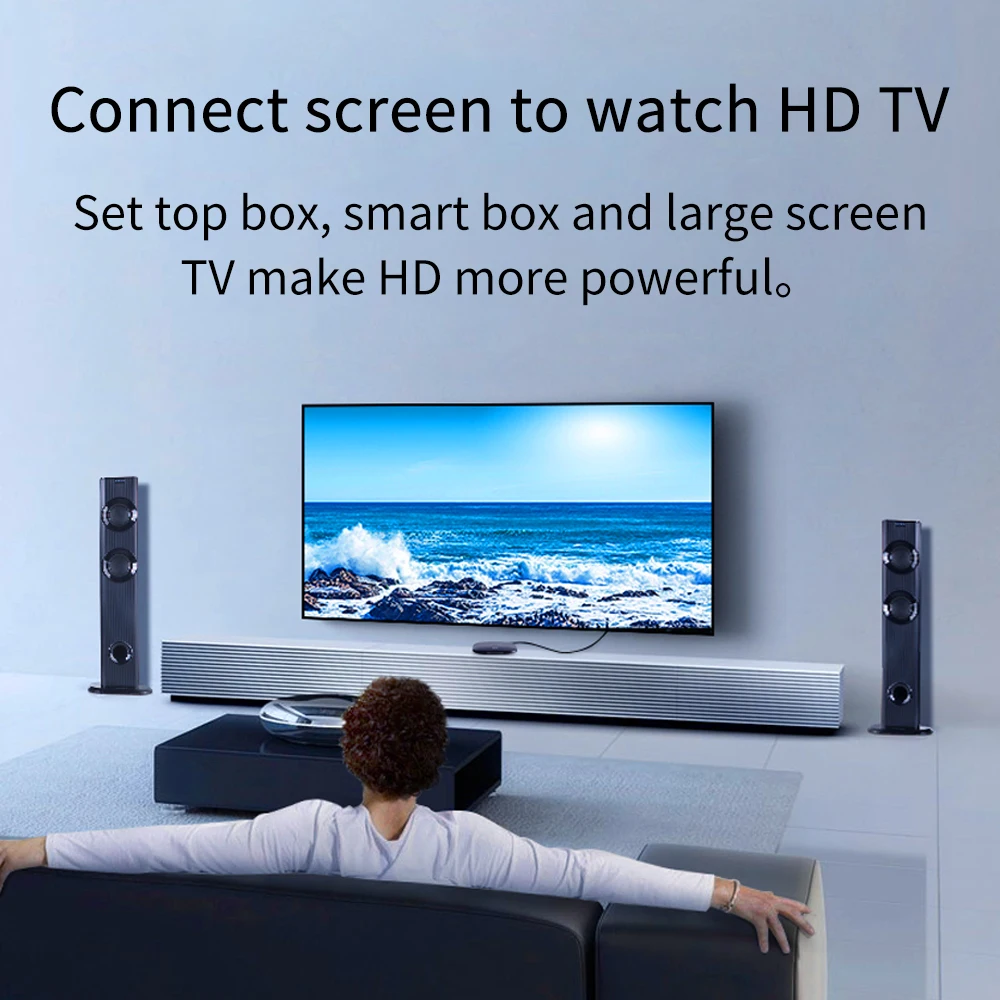 19 + 1 ядро совместимому с HDMI 2 0 кабель 4K для PS4 Apple ТВ 4k адаптер распределительной