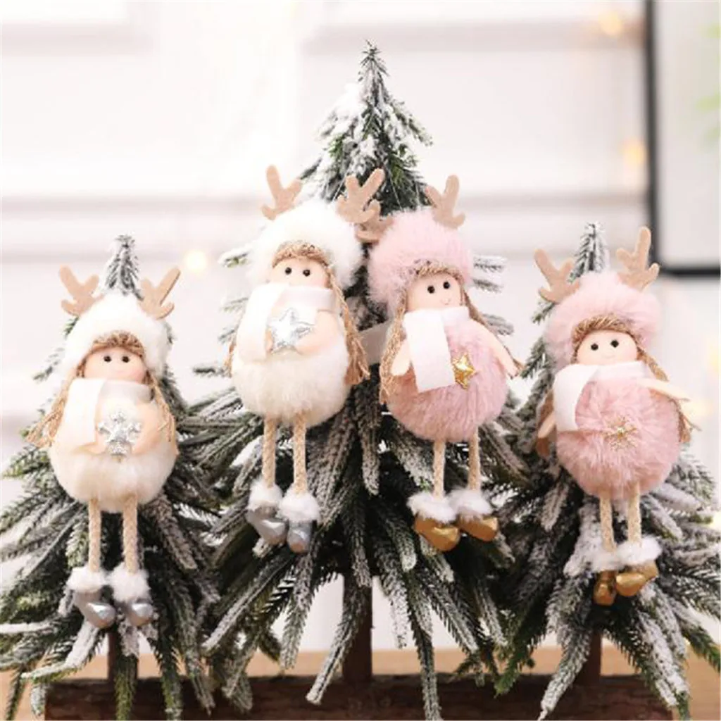 2020 рождественские украшения Рождественский плюшевый ангел очаровательные