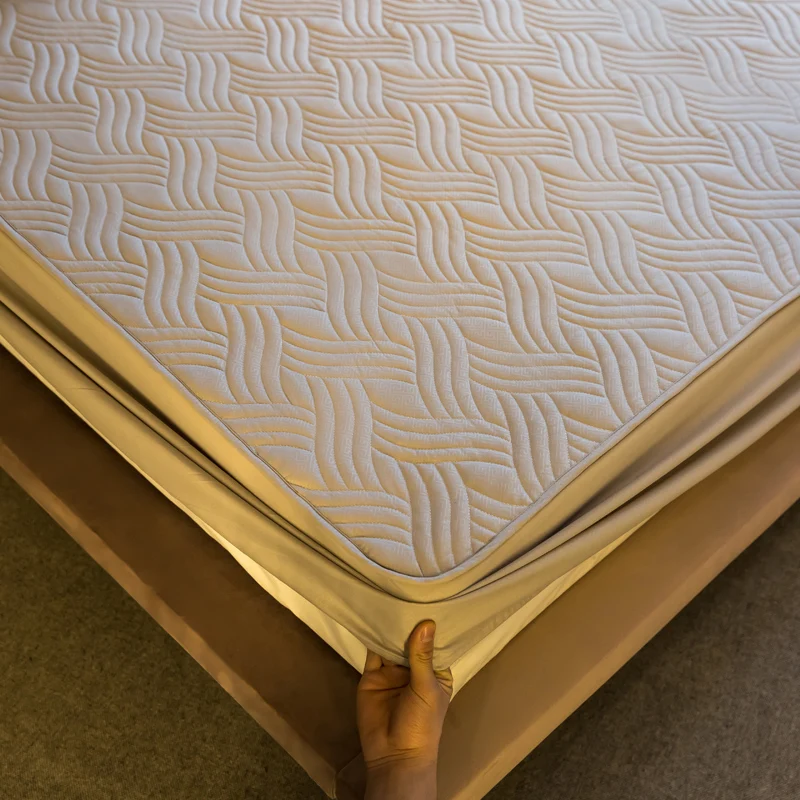Чехол для матраса Pure Cotton Thicken Quilted King Queen 160*200 с антибактериальным верхом и воздухопроницаемым материалом.