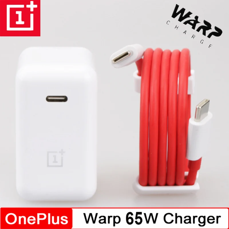 65W Warp Зарядное устройство для OnePlus X 9 Pro 9R 8T 6A 1 м USB C приборной панели/Warp зарядный