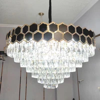 modern restaurant crystal chandelier light luxury creative personality bedroom lamp fashion living room decorative lights