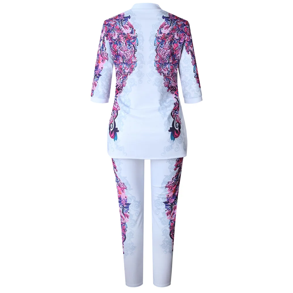 Африканская одежда костюм для женщин наборы новый Африканский принт эластичный