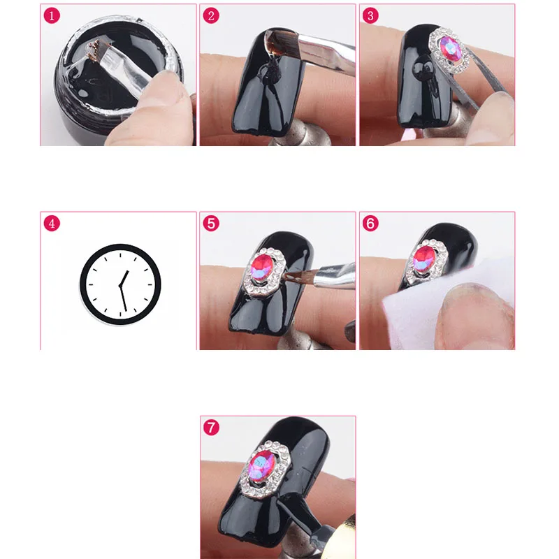 Профессиональный супер липкий клей 8 мл для оформления ногтей|Гель ногтей| |