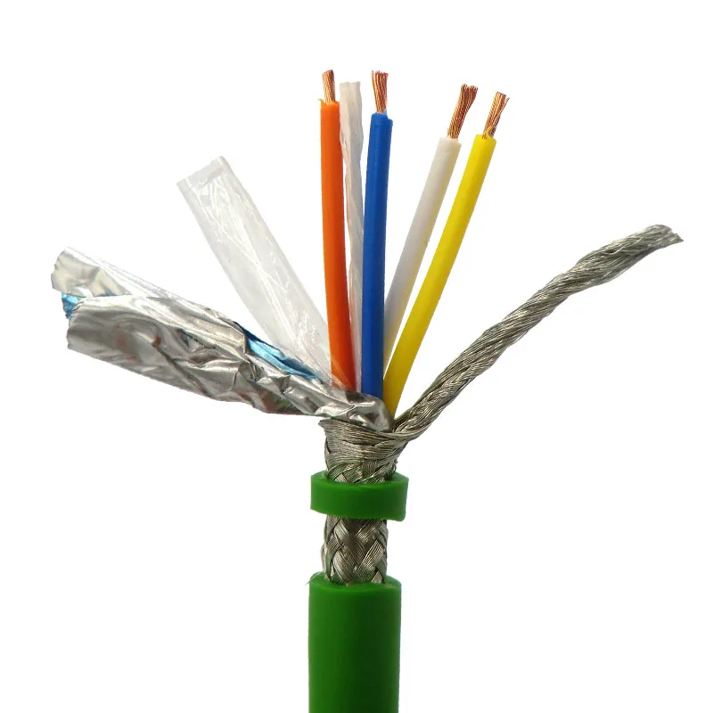 Кабель шины Profinet 4 ядра 0.38мм ² 22AWG высокая гибкая шина провод 5 м | Обустройство