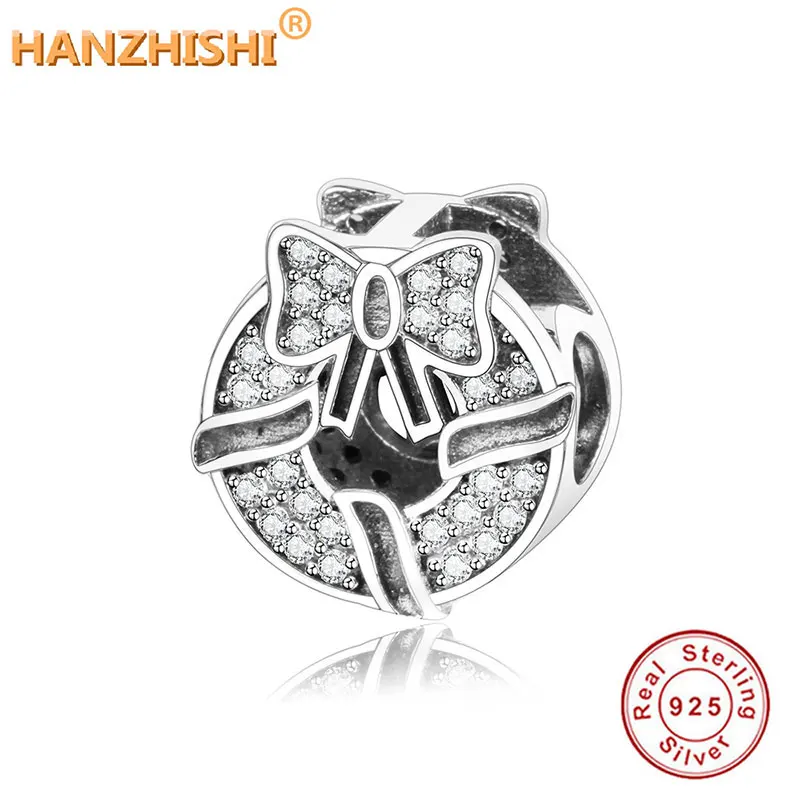 2020 Autumn Collection 925 Sterling Silver Bow knot Charm Beads Fits Original pan Charms Bracelet Jewelry Accessory | Украшения и