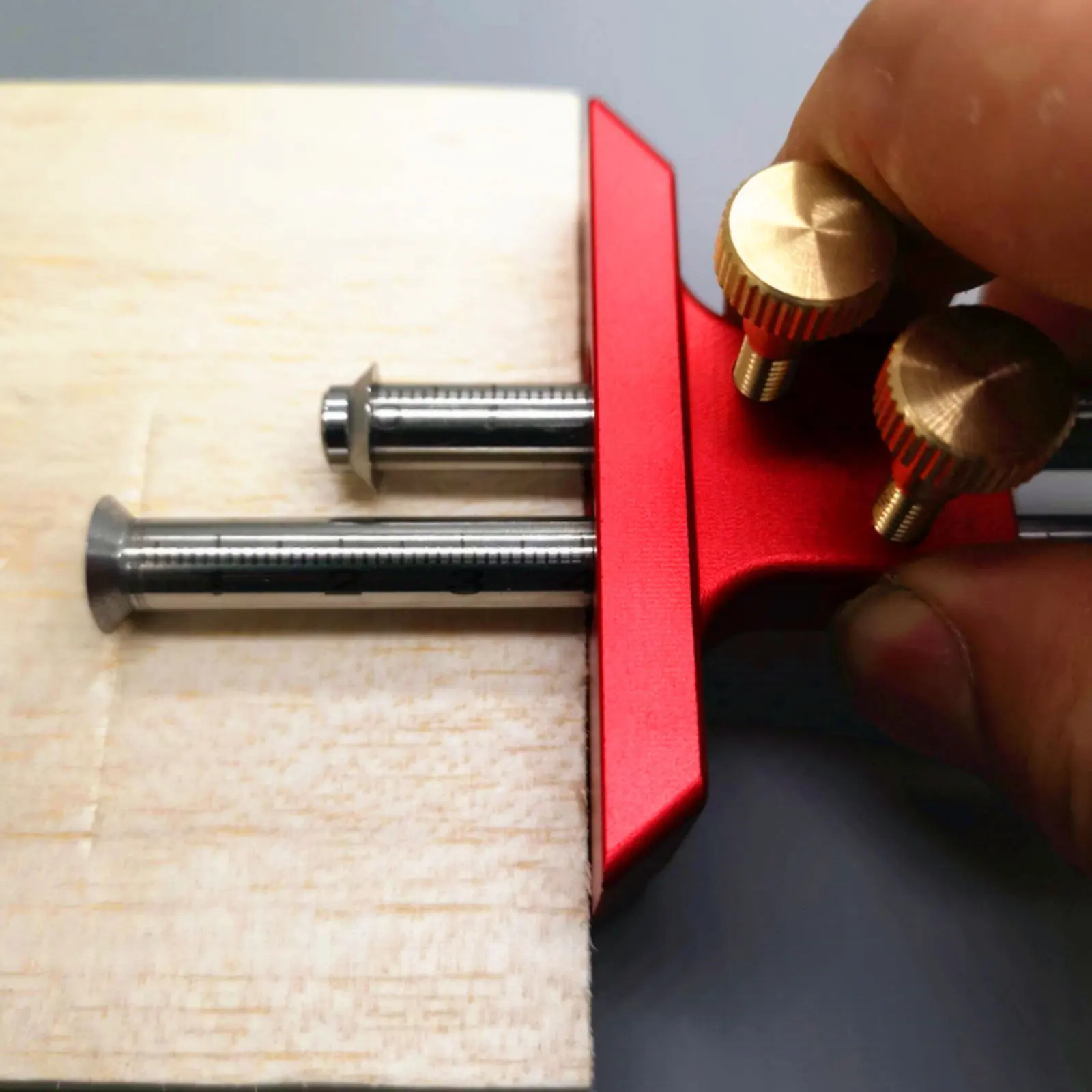 

Woodworking Adjustable European Double Headed Scribe Blade Tool Wooden Scribe-Line Crosswood-Out Tool Woodworking Tool