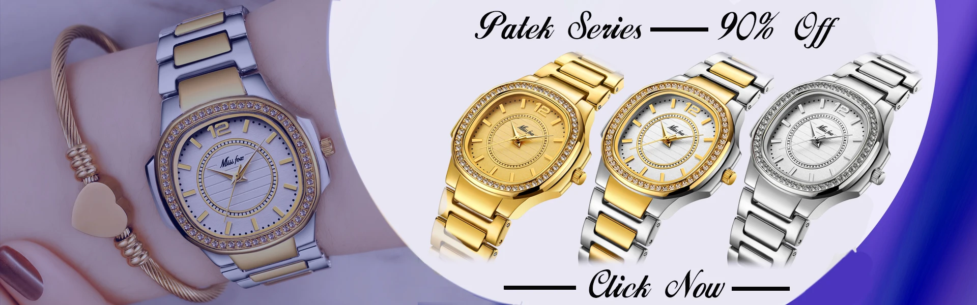 Missfox Роскошные мужские часы Patek, часы из розового золота, уникальные водонепроницаемые кварцевые часы для мужчин, мужские часы с календарем, хронограф, бриллиантовая сталь
