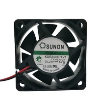 for sunon kde2406ptv1 ms a gn 606025 mm dc 24v 1 7w server inverter cooling fan