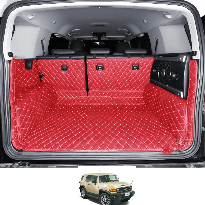 Кожаный коврик для багажника автомобиля lsrtw2017 грузовой вкладыш toyota FJ cruiser 2008 2009 2010
