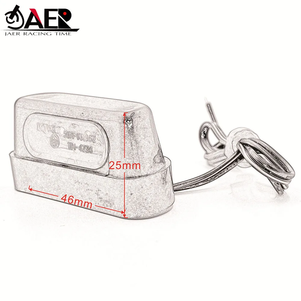 JAER мини мотоцикл светодиодный задний фонарь номерной знак свет для Honda Kawasaki Yamaha