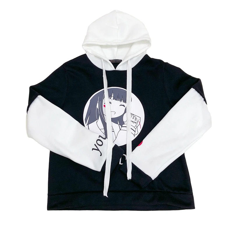 Женские толстовки с капюшоном MERRY PRETTY милые стильные и мультяшным принтом в стиле