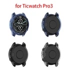Tpu Защитный браслет чехол для Ticwatch Pro3 часы рамка полые половина покрытием Экран для Ticwatch Pro 3 защитная оболочка