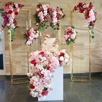 metal rectangle stand for wedding decora floral frame