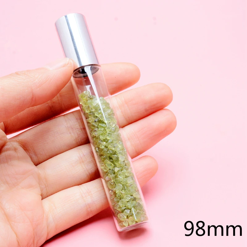 98mm-Olive QilmilyNatural камень Стекло эфирное масло косметика парфюмерия диспенсер 70/98 мм для Для женщин Для мужчин колеса духов дома изысканное украшение производителя "Gift Souvenir" - Окраска металла: 98mm-Olive