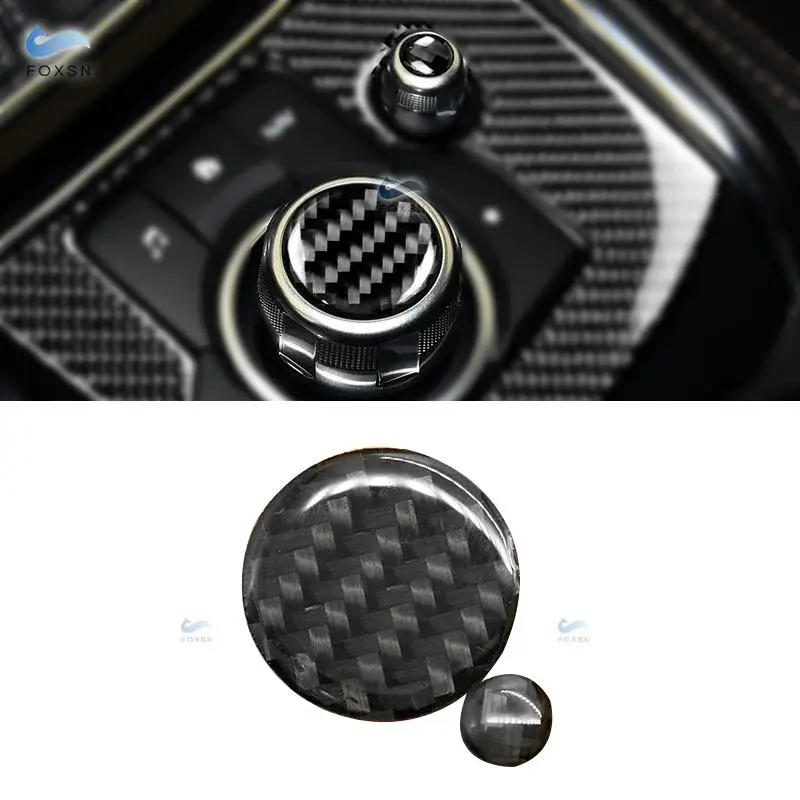 Автомобильная центральная консоль из углеродного волокна для Mazda3 Mazda6 CX 5 2017 2 шт.