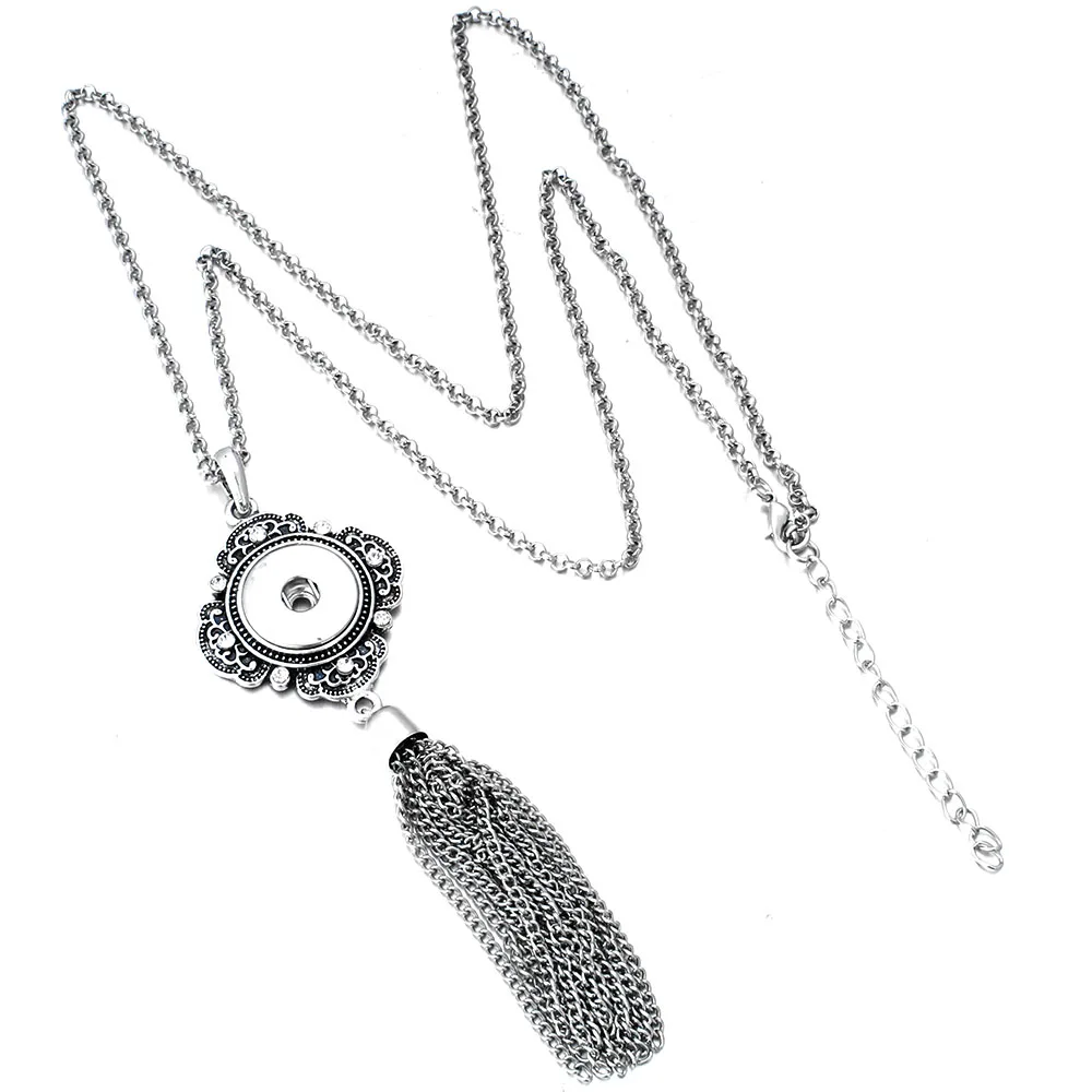 Женское винтажное ожерелье с кристаллами и металлической кисточкой 18 мм|jewelry for