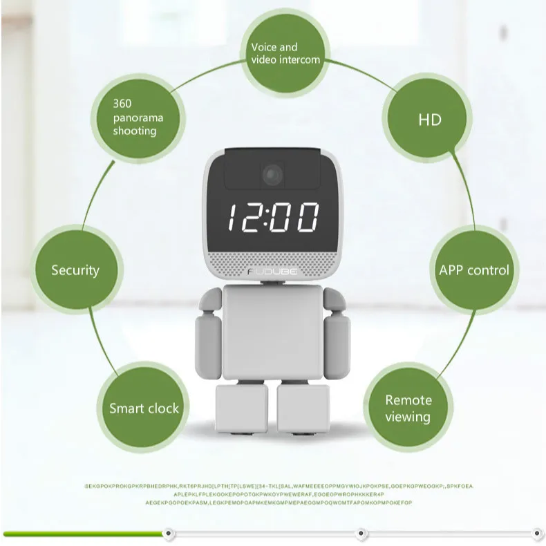 Wifi IP Camera 1080P Home Security Robot Intelligent Auto Tracking CCTV Surveillance Baby Monitor | Безопасность и защита