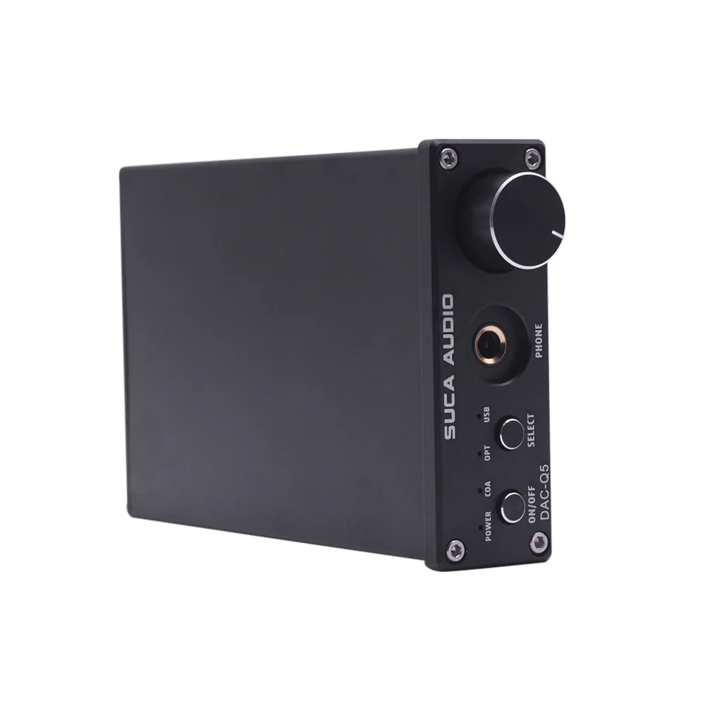Портативный SUCA DAC-Q5 наушников цифровой аудио усилитель HiFi оптический аудио/коаксиальный/USB DAC Q5 декодер с усилителем декодер DAC