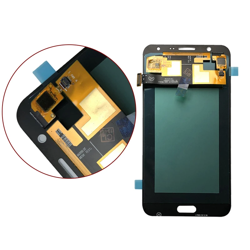 AMOLED LCD для Samsung Galaxy J7 2015 J700 J700F J700H дисплей кодирующий преобразователь сенсорного