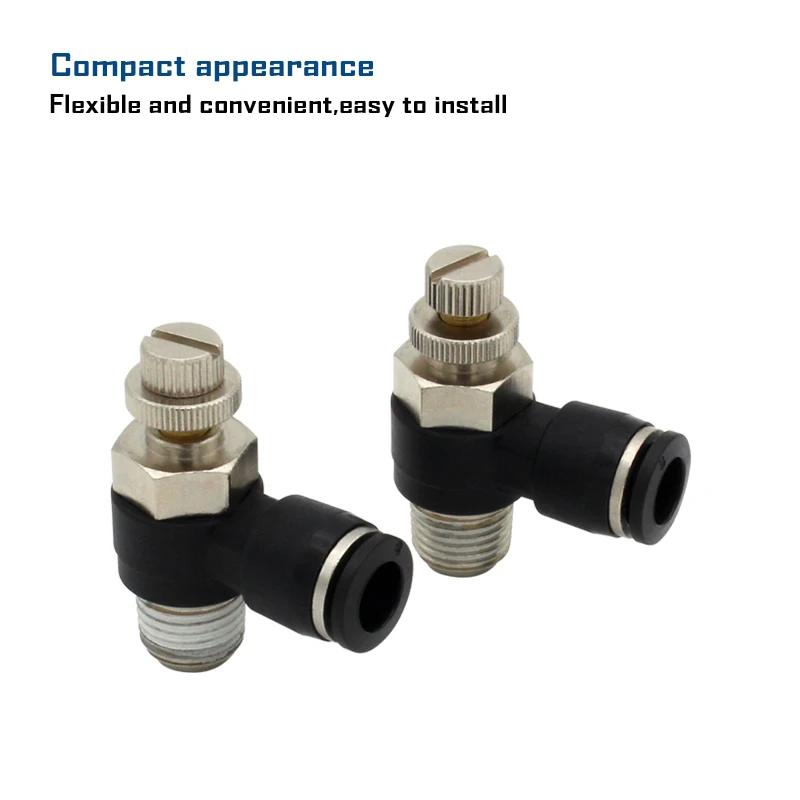 10 шт./лот серия PSL пневматический фитинг дроссельный клапан снижение давления