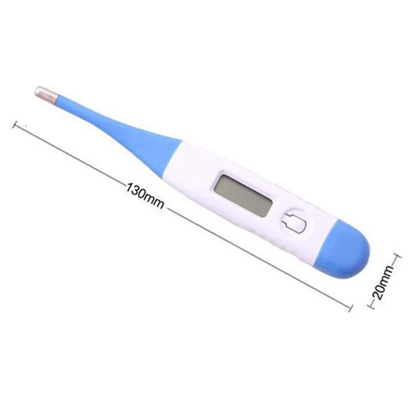 Soft thermometer Лоб цифровой термометр инфракрасный lcd цифровой температура тела ребенка соска Бесконтактный ИК термометр инструменты termostato - Color: Soft thermometer